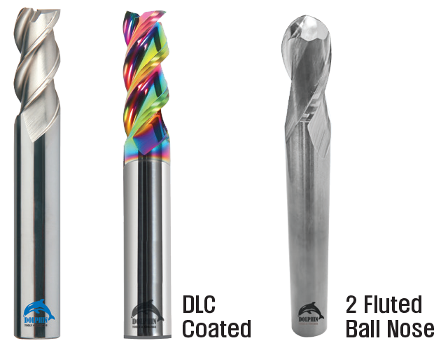 3 Fluted High Heilx-Alluminium flat /corner radius)