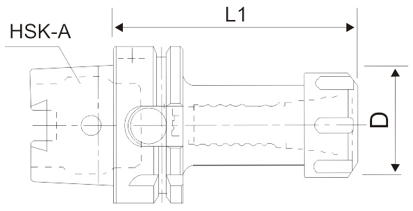HSK Series Adaptor - Diagram