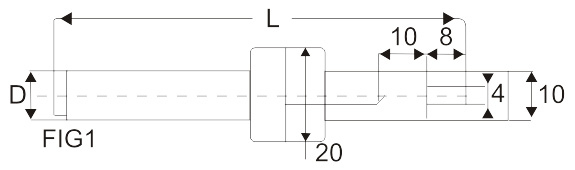 Mechanical Edge Finders (Steel) - Diagram