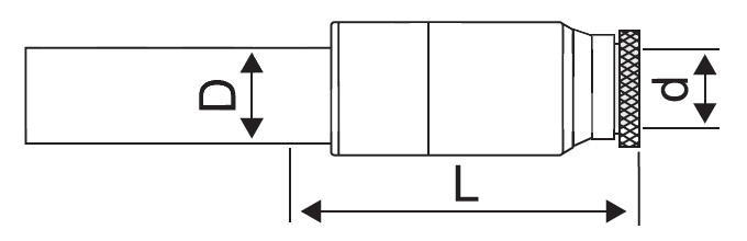 Quick Change Tapping Adaptor: Cylindrical - Diagram