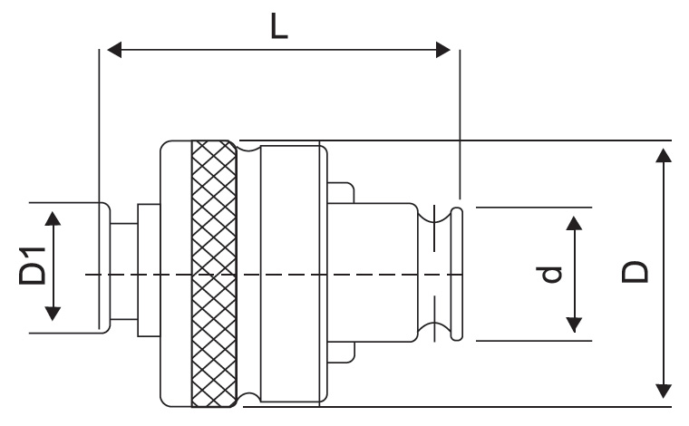Tapping Collets, with Auto Clutch - Diagram